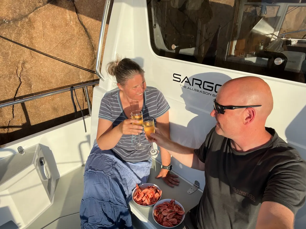 Favorittplassen, er ute på akterdekket