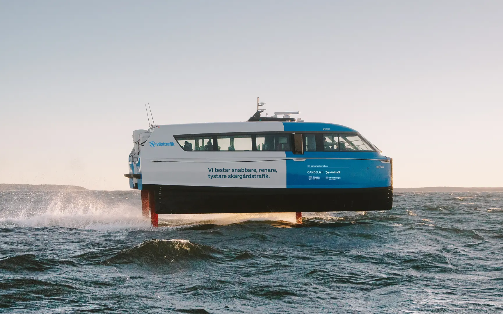 Candela P-12 har en marsjfart på 25 knop. Foto: Candela