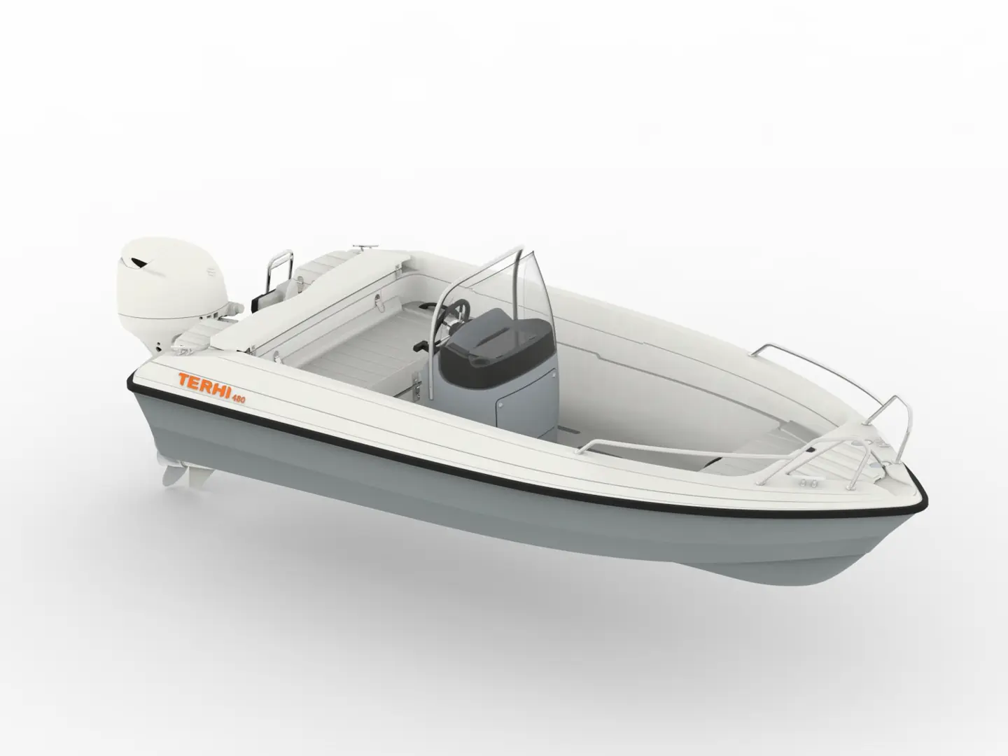 480cc bygger på 480-skroget og er 4,8 meter lang og 1,85 meter bred.