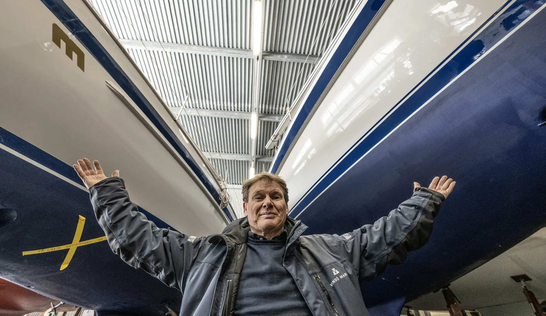 Rolf Carlgren er en nestor på Vindö-laget. Han har fartstid tilbake til 1977!