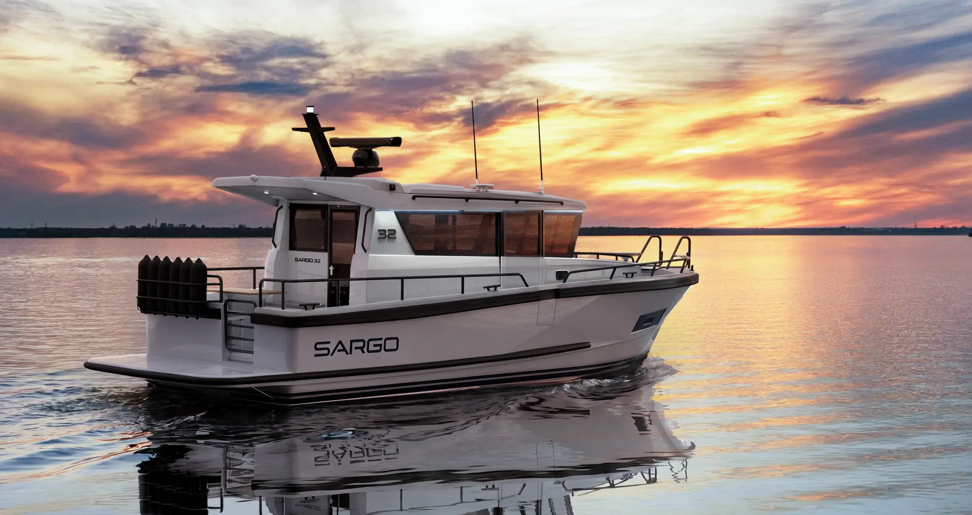 Sargo 32 skal få verdenspremiere på boot Düsseldorf. To båter er allerede solgt til Norge. Foto: Sargo